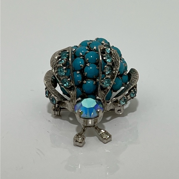 Warner vintage bejeweled insect brooch - Picture 3 of 6